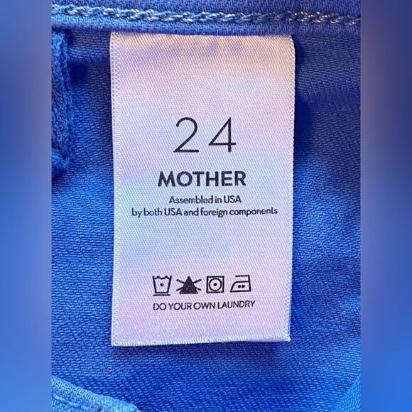 Mother The Patch Pocket Undercover Sneak Snorkel Blue size 24. NWT - Picture 10 of 15